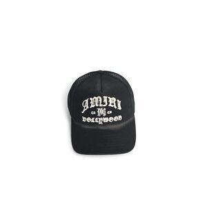 Amiri Black Cotton Cap Men